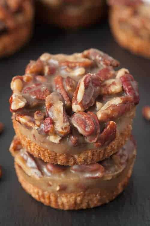 Gluten-Free Mini Pecan Tarts on My Baking Addiction