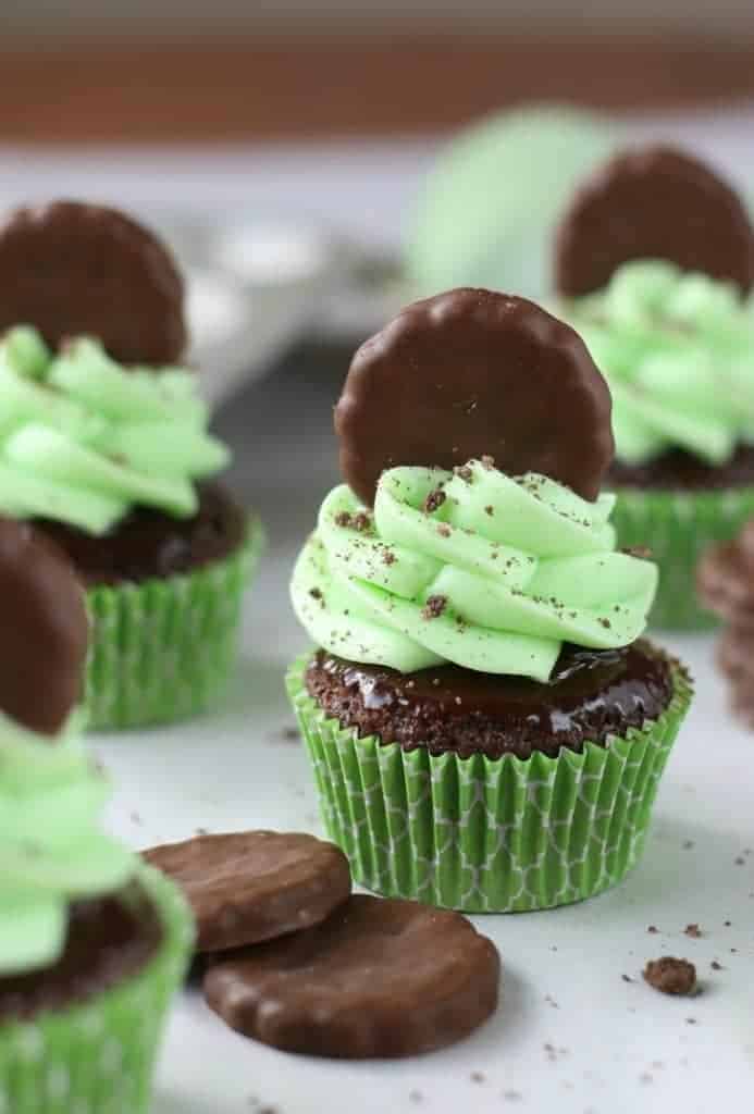 Thin
Mint Cupcake