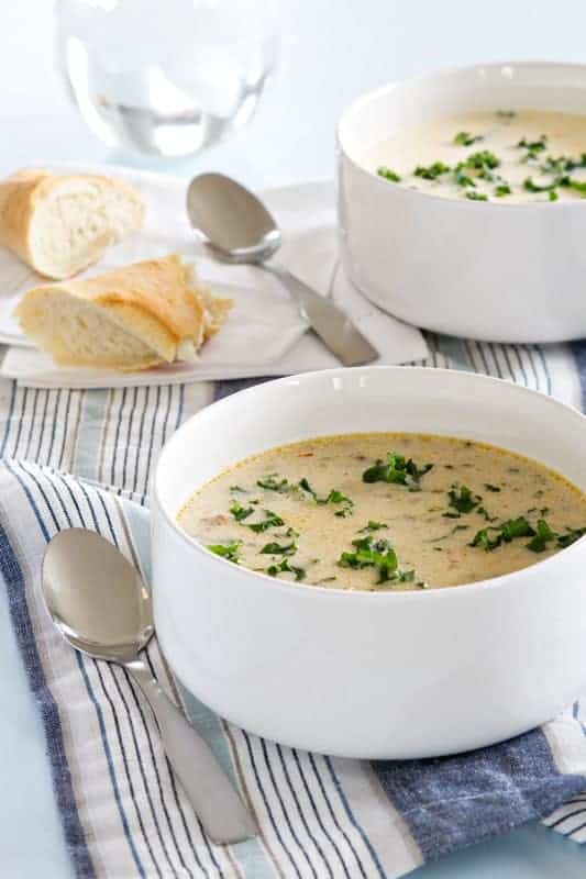 Homemade
Zuppa Toscana Soup just like the Olive Garden classic made right in your own kitchen!