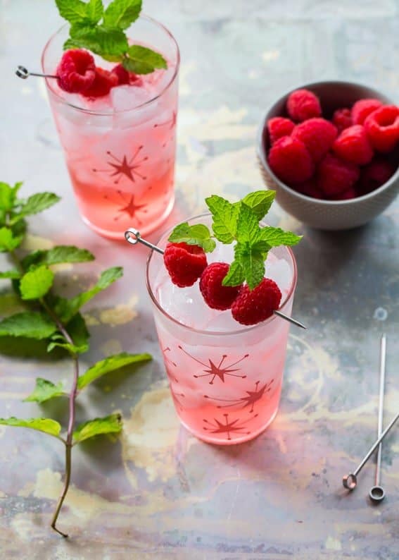 This raspberry shrub will make for fantastic summer cocktails. Add your favorite spirit!