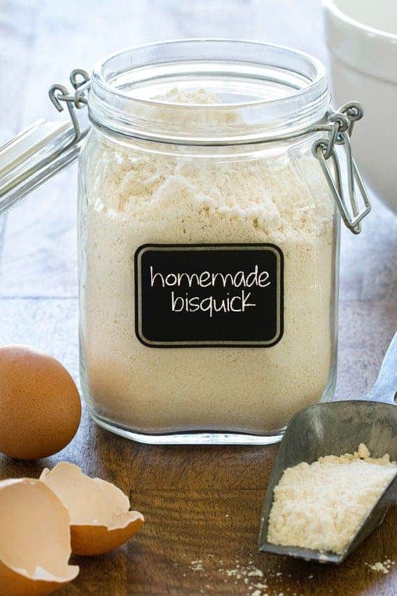 Homemade Bisquick is incredibly easy. And so convenient to have on hand.