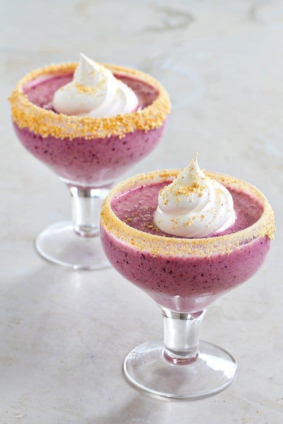 This Plum Pie Daiquiri is dessert in drink form.