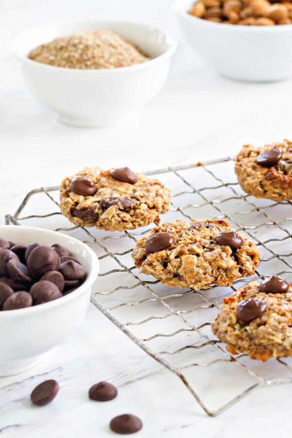 Chocolate Almond Breakfast Cookies are a fabulous way to start your day. A great treat to grab and run out the door!