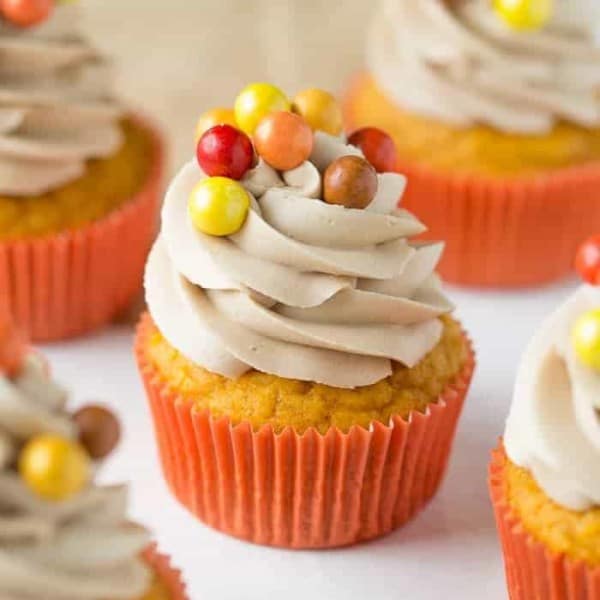 Pumpkin Maple Cupcakes are sweet and ultra amazing. A cupcake you'll come back to every year!