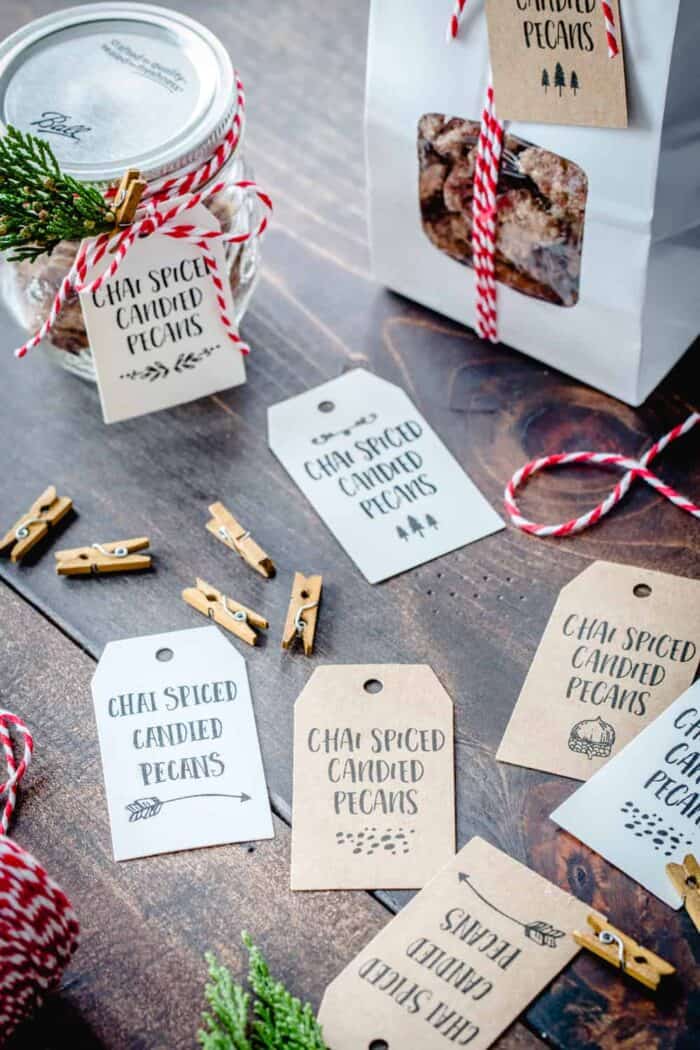 Chai Spiced Candied Pecans are sweet, crunchy and totally delicious! They're a perfect sweet and spicy snack for any occasion.